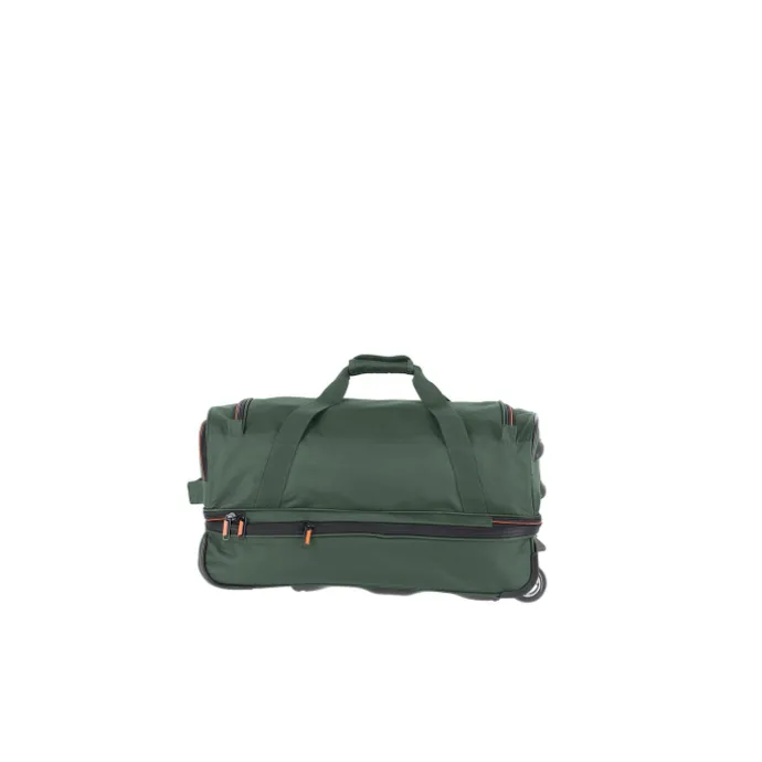 Travelite Basics Wheeled Duffle 55 Expandable dark green