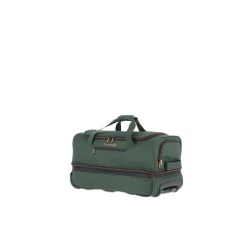 Travelite Basics Wheeled Duffle 55 Expandable dark green