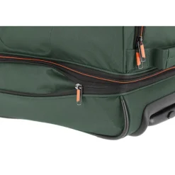 Travelite Basics Wheeled Duffle 55 Expandable dark green