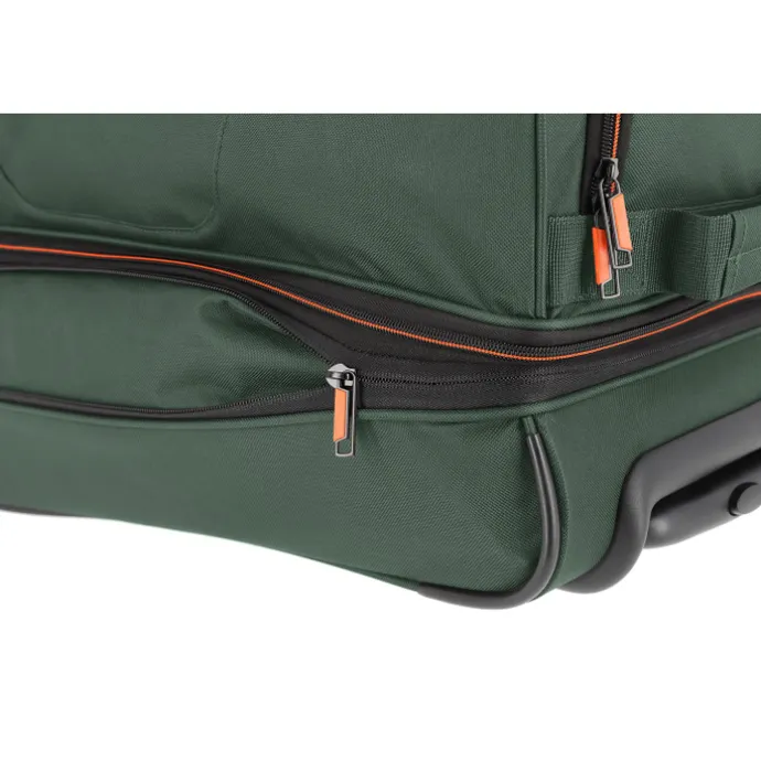 Travelite Basics Wheeled Duffle 55 Expandable dark green