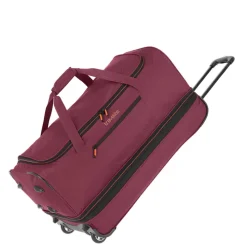 Travelite Basics Wheeled Duffle 70 Expandable dark red
