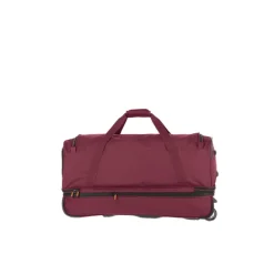 Travelite Basics Wheeled Duffle 70 Expandable dark red