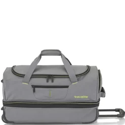 Travelite Basics Wheeled Duffle 55 Expandable grey