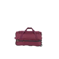 Travelite Basics Wheeled Duffle 55 Expandable dark red