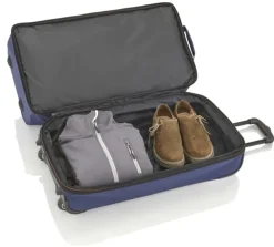 Travelite Basics Wheeled Duffle 70 Expandable marine