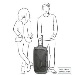 Travelite Basics Wheeled Duffle Active anthracite