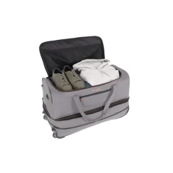 Travelite Basics Wheeled Duffle 70 Expandable grey