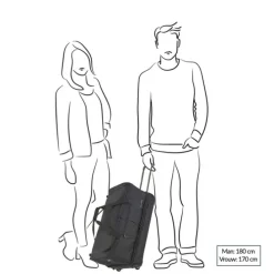 Travelite Basics Wheeled Duffle 55 Expandable marine