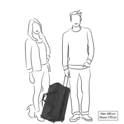 Travelite Basics Wheeled Duffle 55 Expandable marine