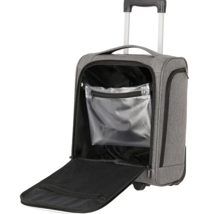 Travelite Cabin 2 Wiel Underseater 43cm grey melange