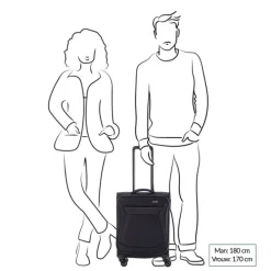 Travelite Chios 4 Wiel Trolley S petrol