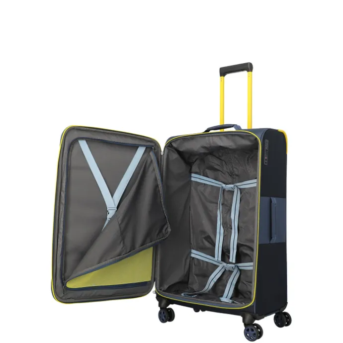 Travelite Color Craze 4 Wheel Trolley L navy
