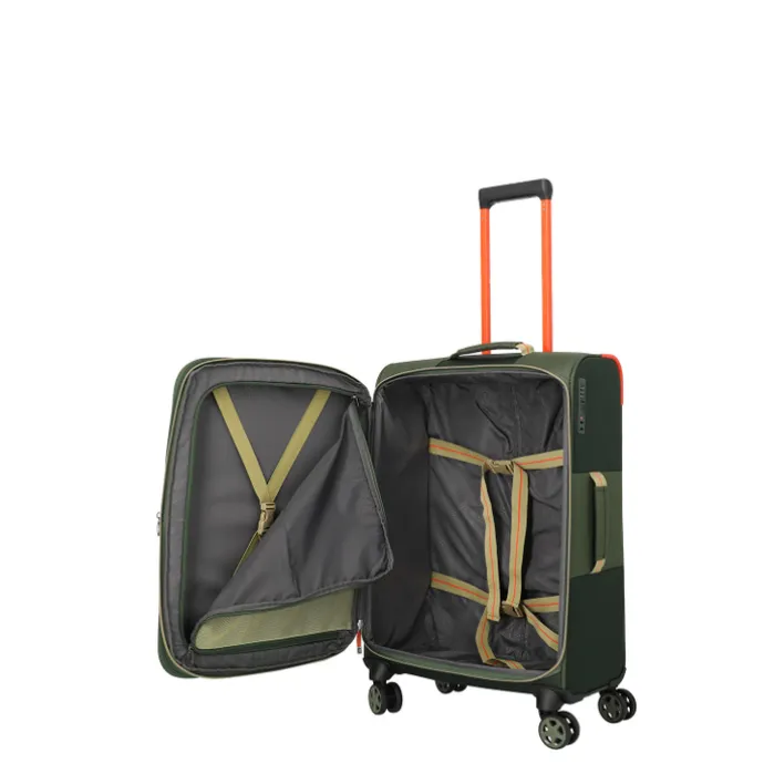 Travelite Color Craze 4 Wheel Trolley M olive
