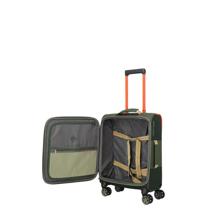 Travelite Color Craze 4 Wheel Cabin Trolley olive