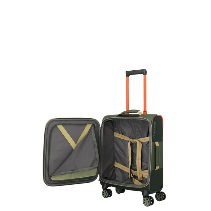 Travelite Color Craze 4 Wheel Cabin Trolley olive