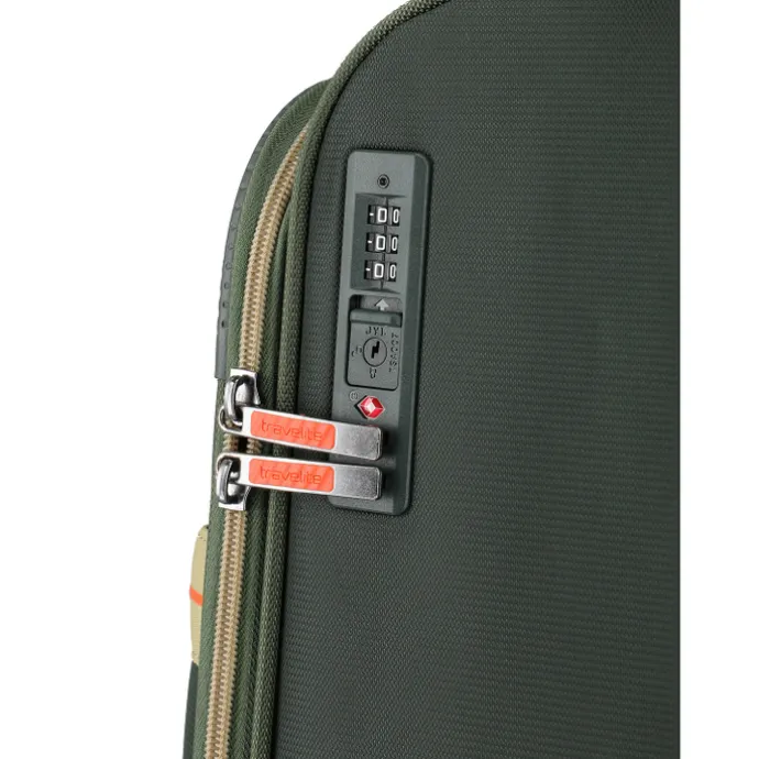 Travelite Color Craze 4 Wheel Cabin Trolley olive