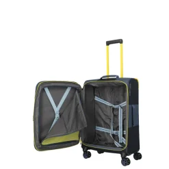 Travelite Color Craze 4 Wheel Trolley M navy