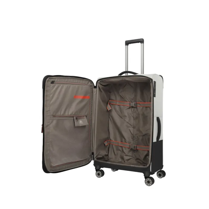 Travelite Crosslite 5.0 4w Trolley L white sand