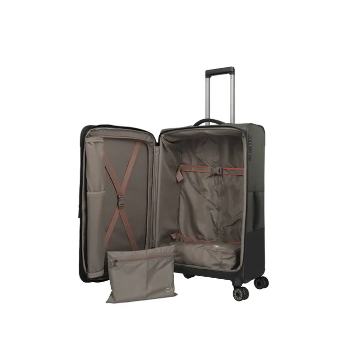 Travelite Crosslite 5.0 4w Trolley L dark olive