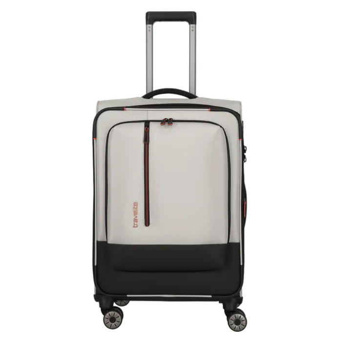 Travelite Crosslite 5.0 4w Trolley M white sand
