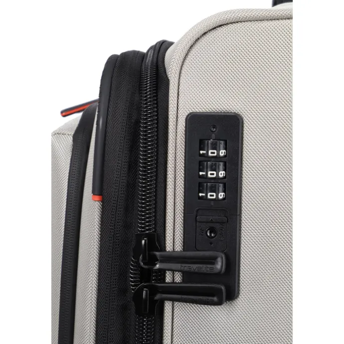 Travelite Crosslite 5.0 4w Trolley M white sand