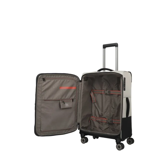 Travelite Crosslite 5.0 4w Trolley M white sand