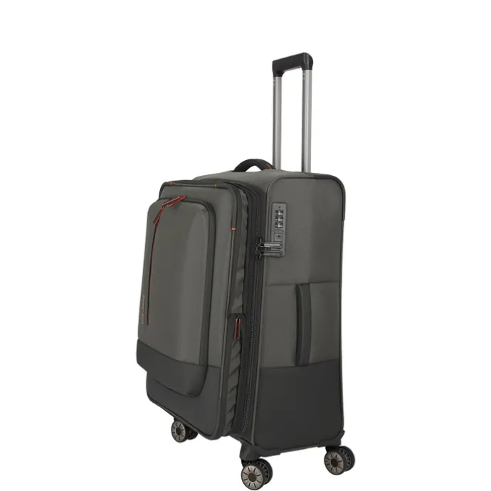 Travelite Crosslite 5.0 4w Trolley M dark olive