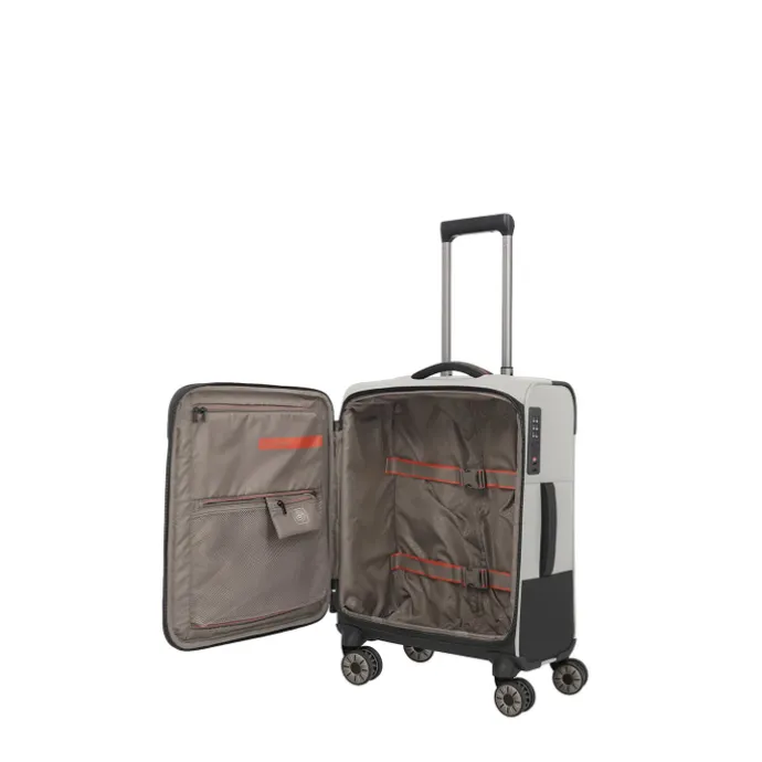 Travelite Crosslite 5.0 4w Trolley S white sand