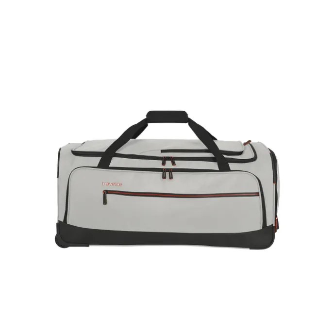 Travelite Crosslite 5.0 Wheeled Duffle L white sand