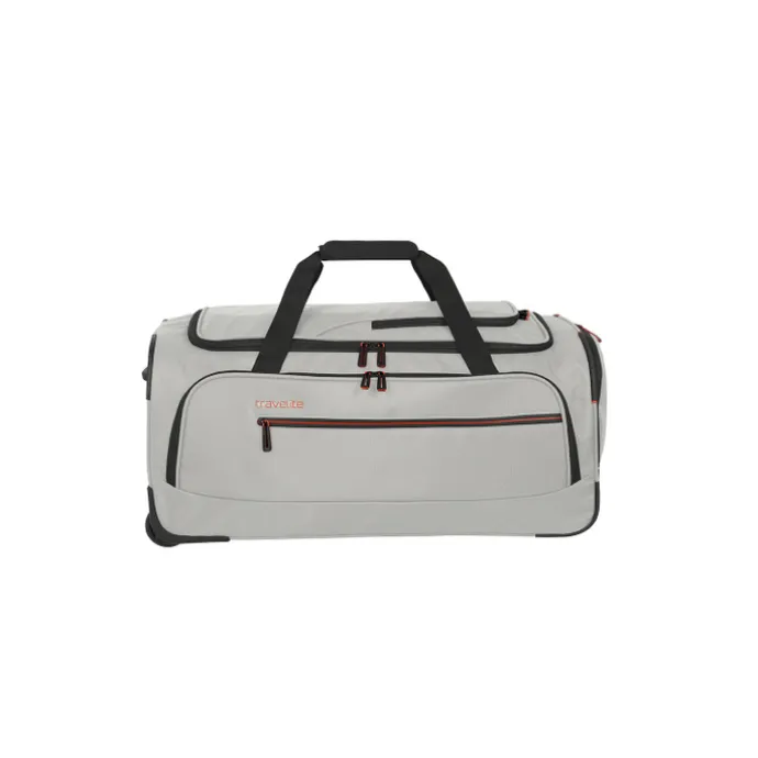 Travelite Crosslite 5.0 Wheeled Duffle M white sand