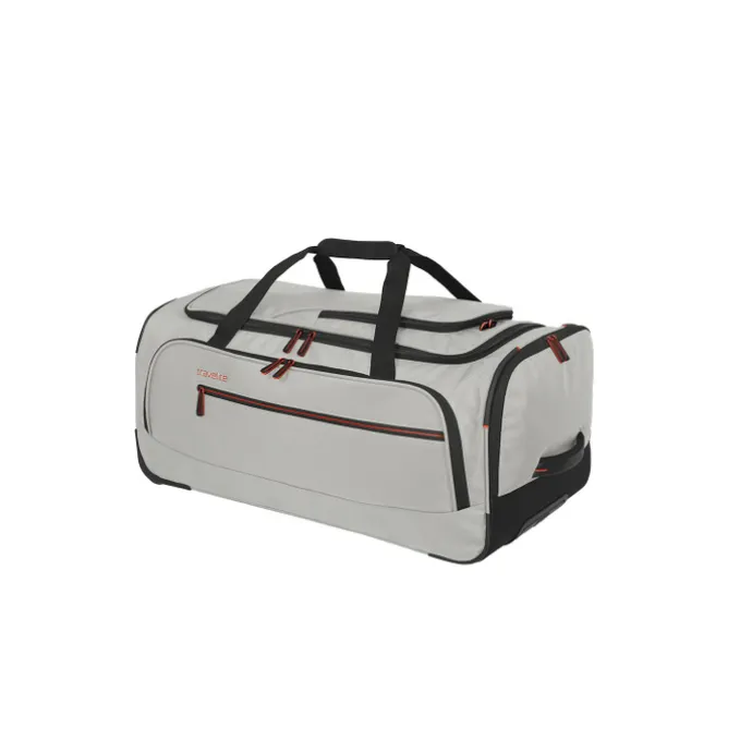 Travelite Crosslite 5.0 Wheeled Duffle M white sand