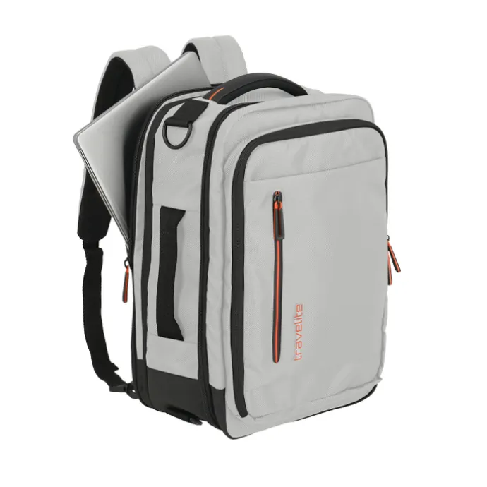 Travelite Crosslite Boarding Backpack S white sand