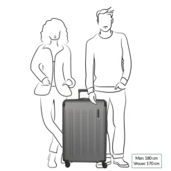 Travelite Dynamiic 4 Wheel Trolley L amber
