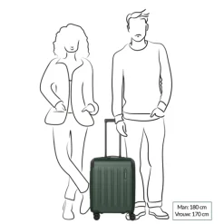 Travelite Dynamiic 4 Wheel Cabin Trolley denim