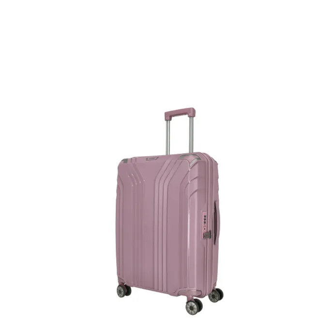 Travelite Elvaa 4 Wiel Trolley M Expandable rosé