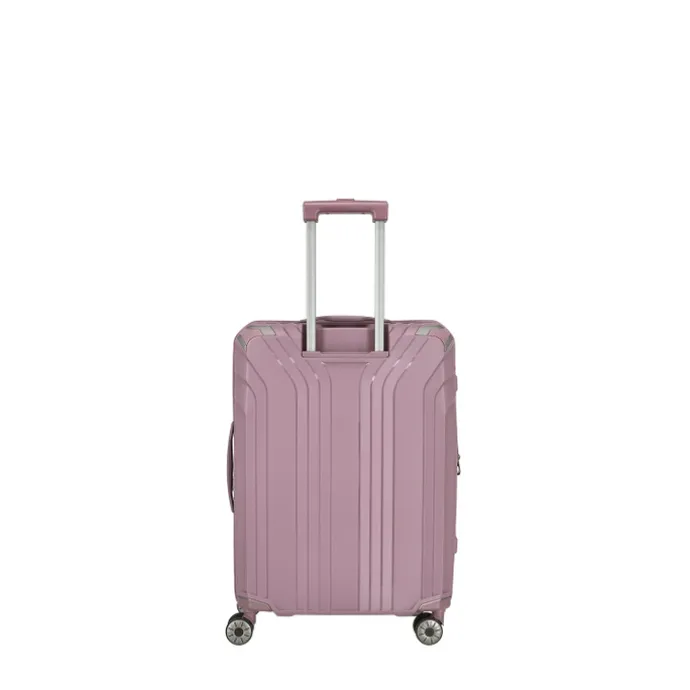 Travelite Elvaa 4 Wiel Trolley M Expandable rosé