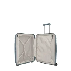 Travelite Elvaa 4 Wiel Trolley M Expandable bluegrey
