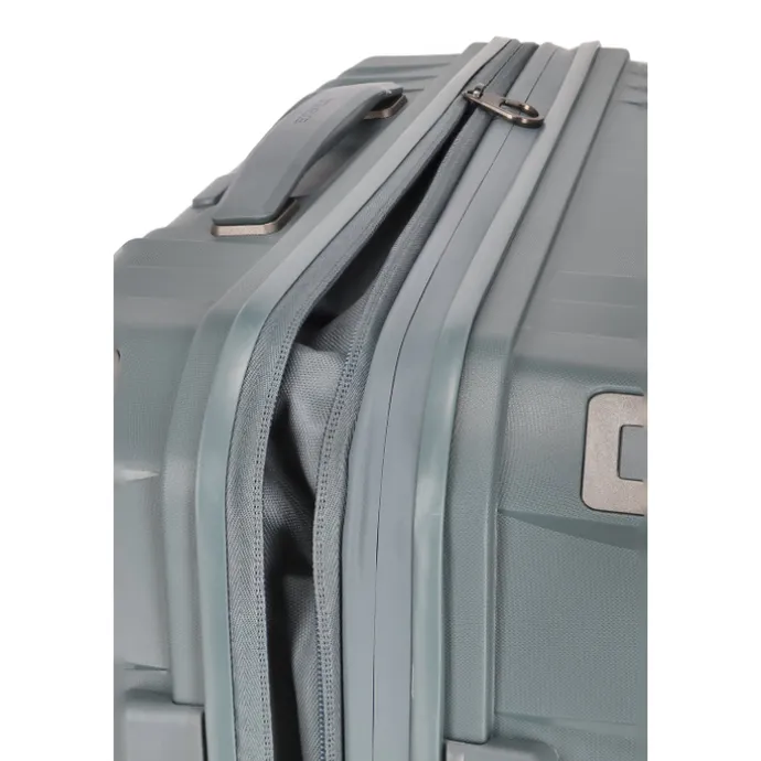 Travelite Elvaa 4 Wiel Trolley M Expandable bluegrey