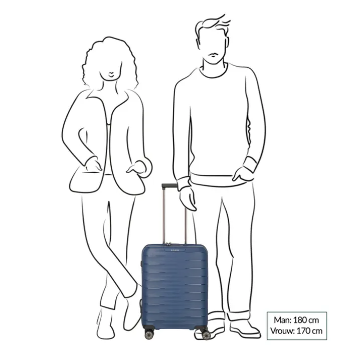 Travelite Mooby 4w Trolley S red