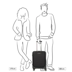 Travelite Mooby 4w Trolley S Frontpocket black