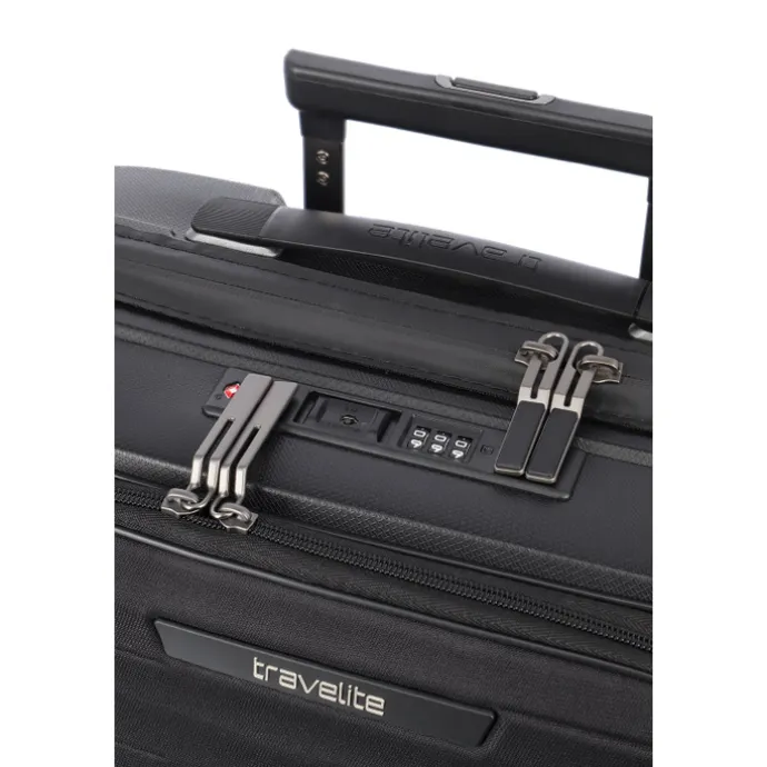 Travelite Mooby 4w Trolley S Frontpocket black
