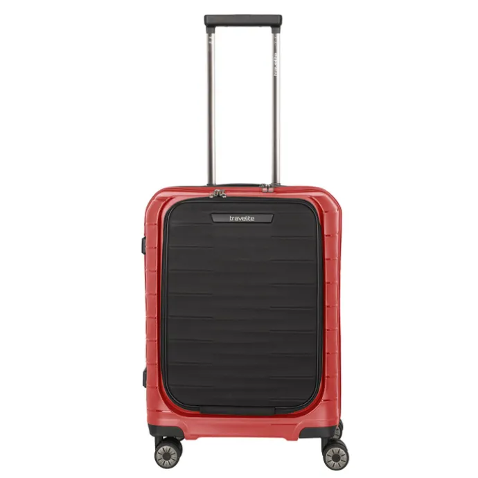 Travelite Mooby 4w Trolley S Frontpocket red