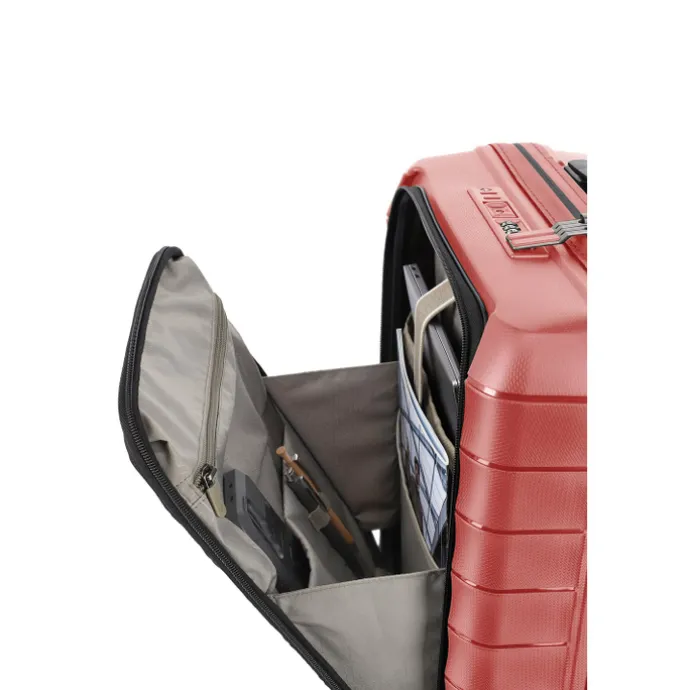 Travelite Mooby 4w Trolley S Frontpocket red