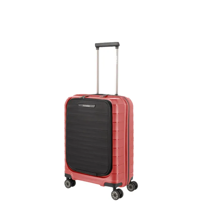 Travelite Mooby 4w Trolley S Frontpocket red