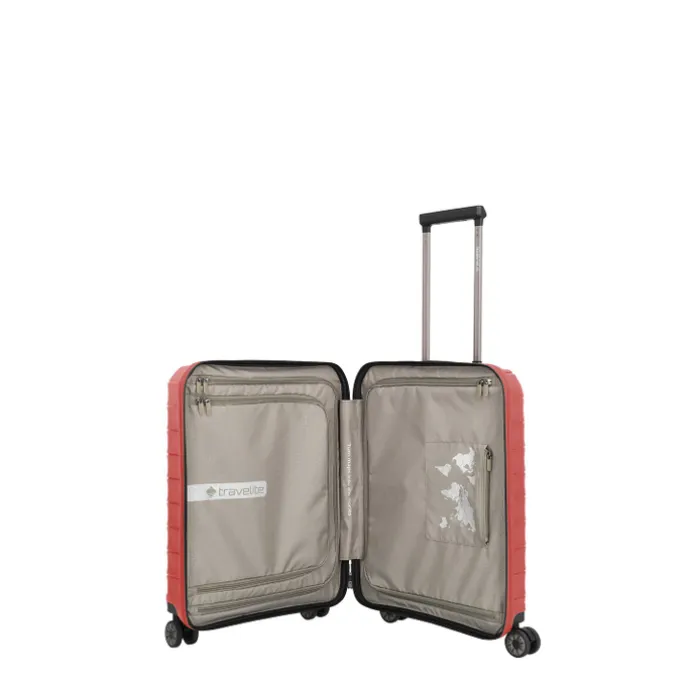 Travelite Mooby 4w Trolley S Frontpocket red