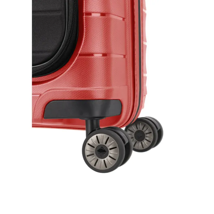Travelite Mooby 4w Trolley S Frontpocket red