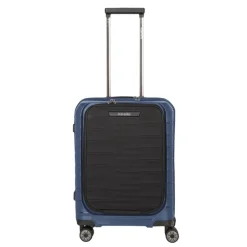 Travelite Mooby 4w Trolley S Frontpocket blue