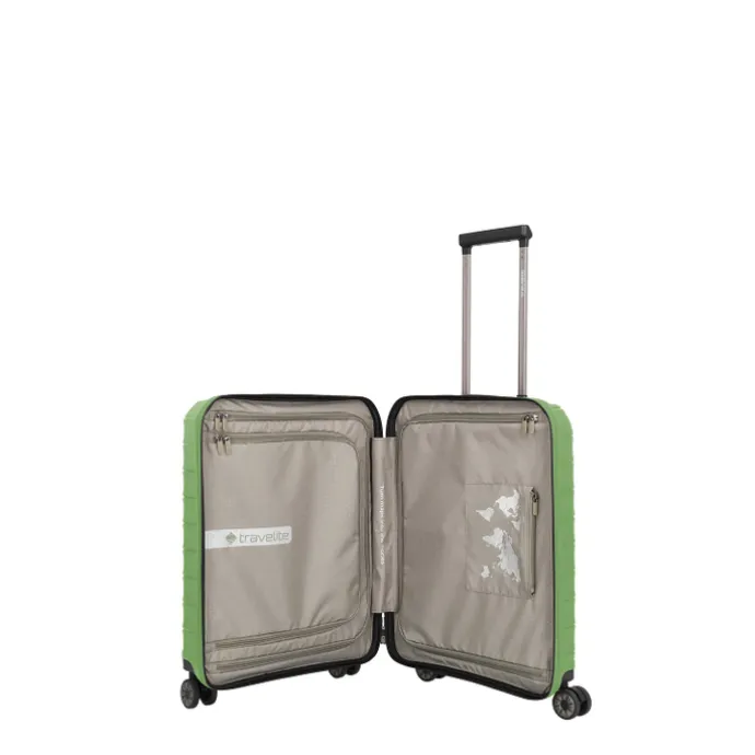 Travelite Mooby 4w Trolley S Frontpocket green