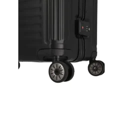 Travelite Next 2.0 Aluminium 4 Wiel Trolley S with Frontpocket black matt