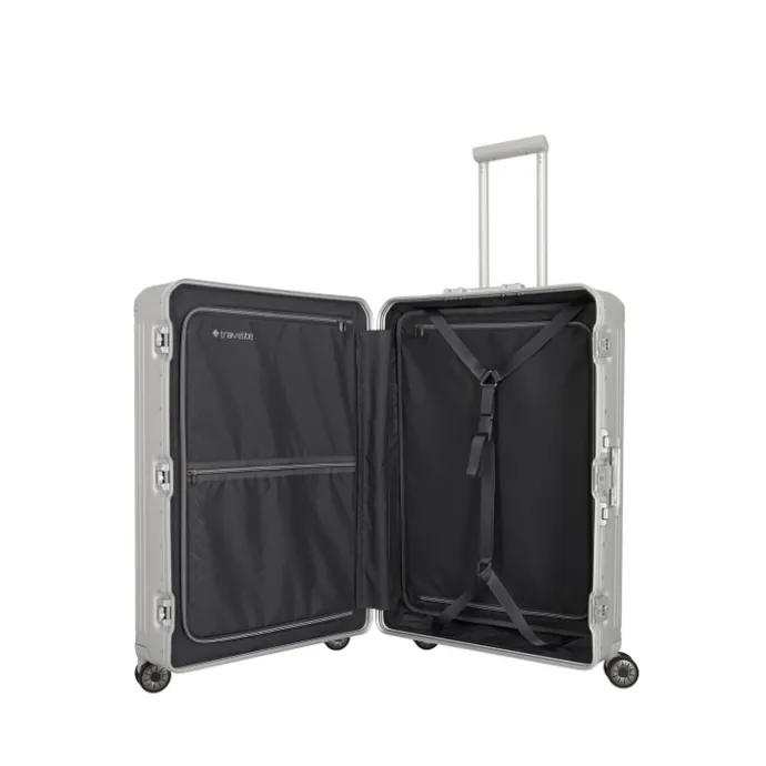 Travelite Next 2.0 Aluminium 4w Trolley L silver